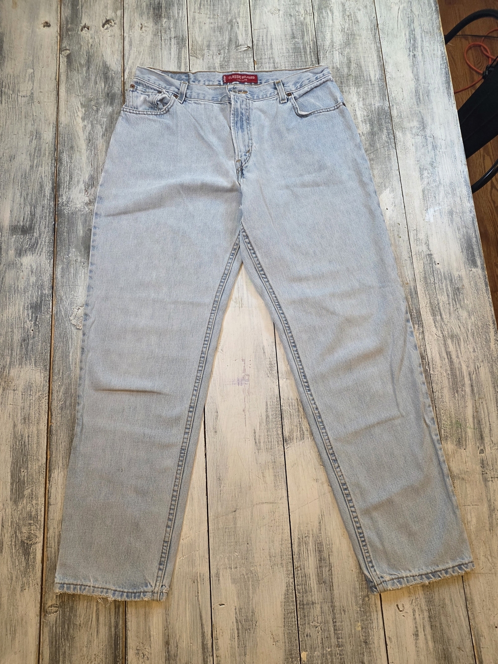 Vintage Y2K Levi's 550 Women's Tapered Relaxed Fit Leg Blue Jeans sz 14L Mexico
